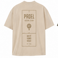 BS Ultra Heavy Cotton Box Tee "Padel Club" beige
