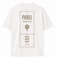 BS Ultra Heavy Cotton Box Tee "Padel Club" white