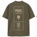 BS Ultra Heavy Cotton Box Tee "Padel Club" olive