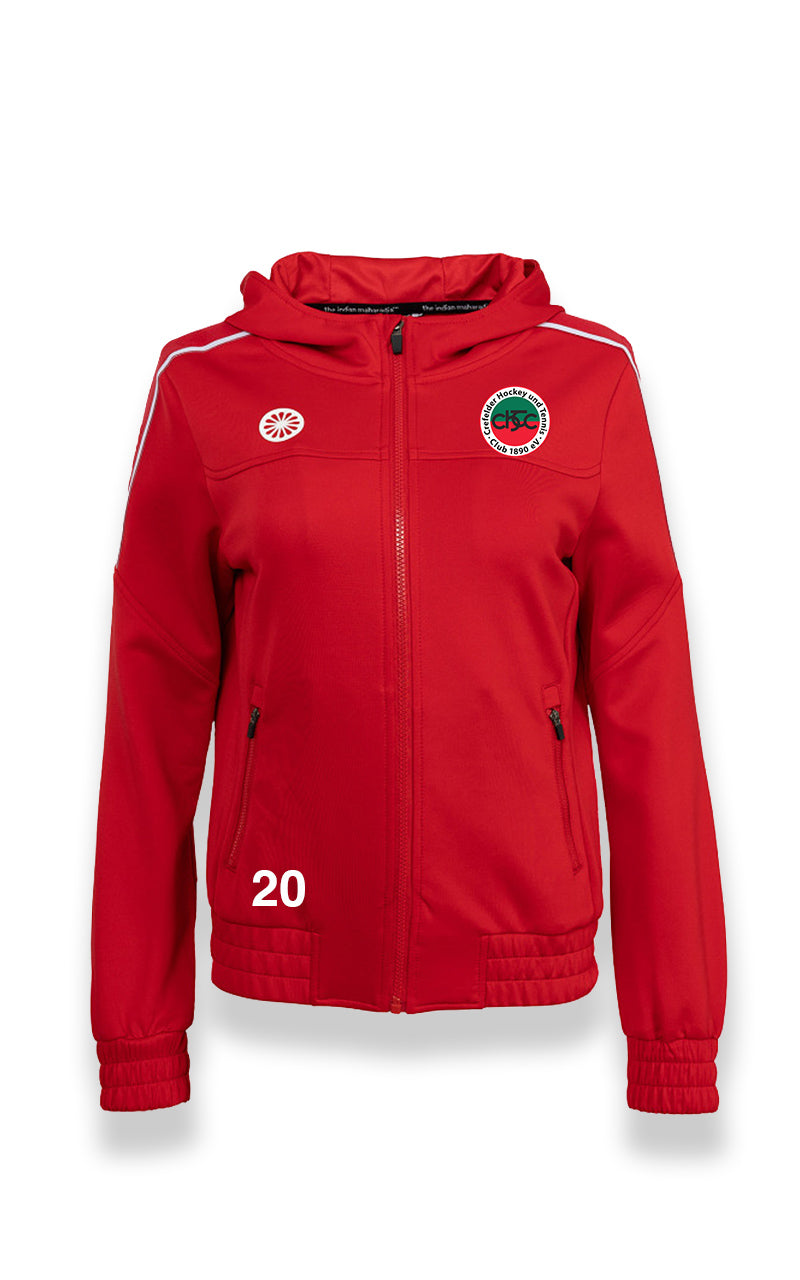 CHTC Trainingsjacke Damen Rot