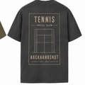 BS Ultra Heavy Cotton Box Tee "Tennis Club“ grau