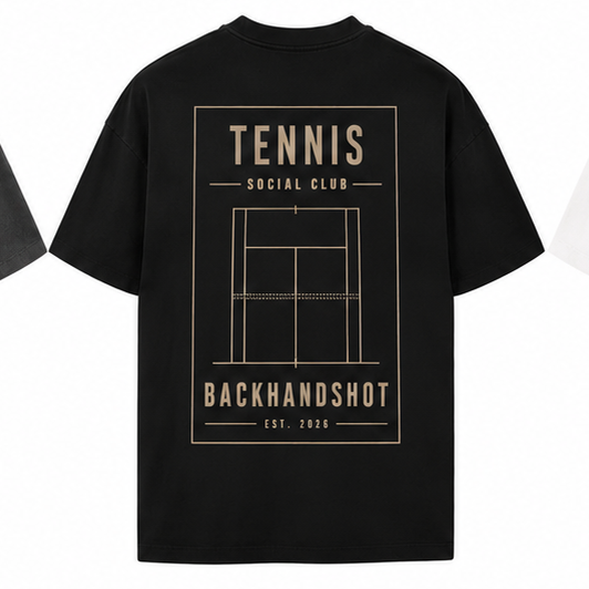 BS Ultra Heavy Cotton Box Tee "Tennis Club" black