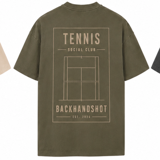 BS Ultra Heavy Cotton Box Tee "Tennis Club" olive
