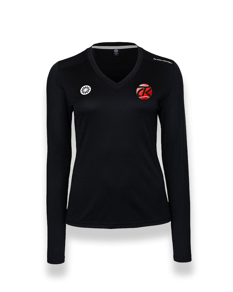 TCK Longsleeve Damen schwarz